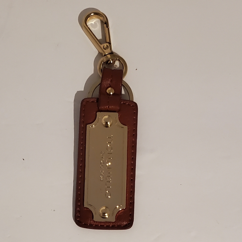 AUTHENTIC Tignanello leather key ring.